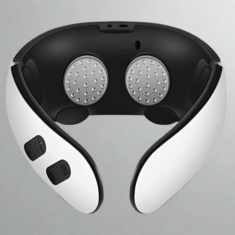 features a U-shaped design that adapts perfectly to the curve of your neck for a comfortable fit. It’s made from soft