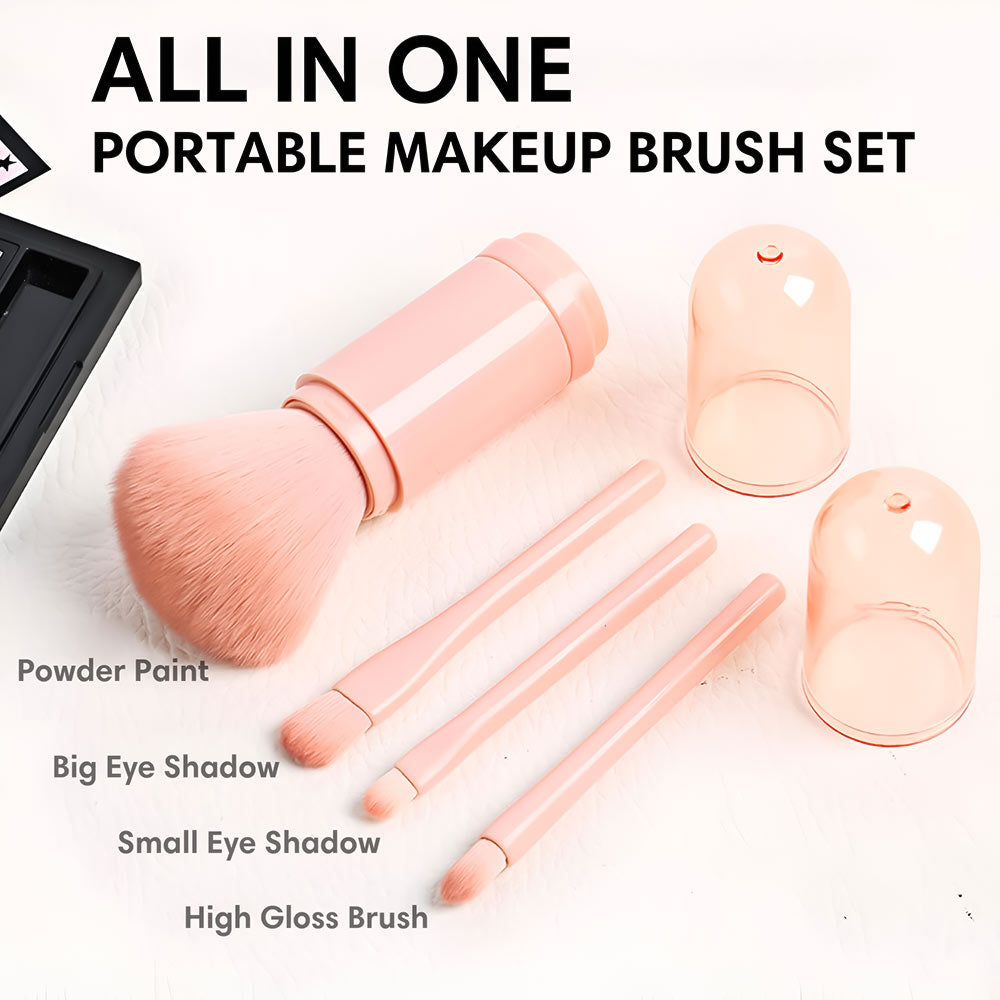 Makeup brush set gift-ready packaging ideal for birthdays, holidays, and makeup-loving friends and family
