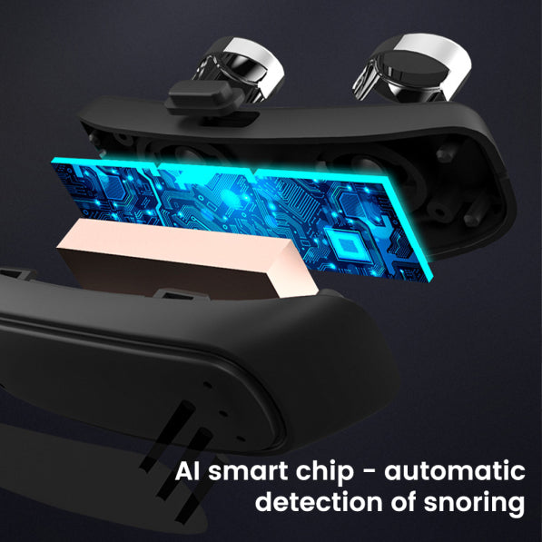 Portable device anti snoring solution for better rest
