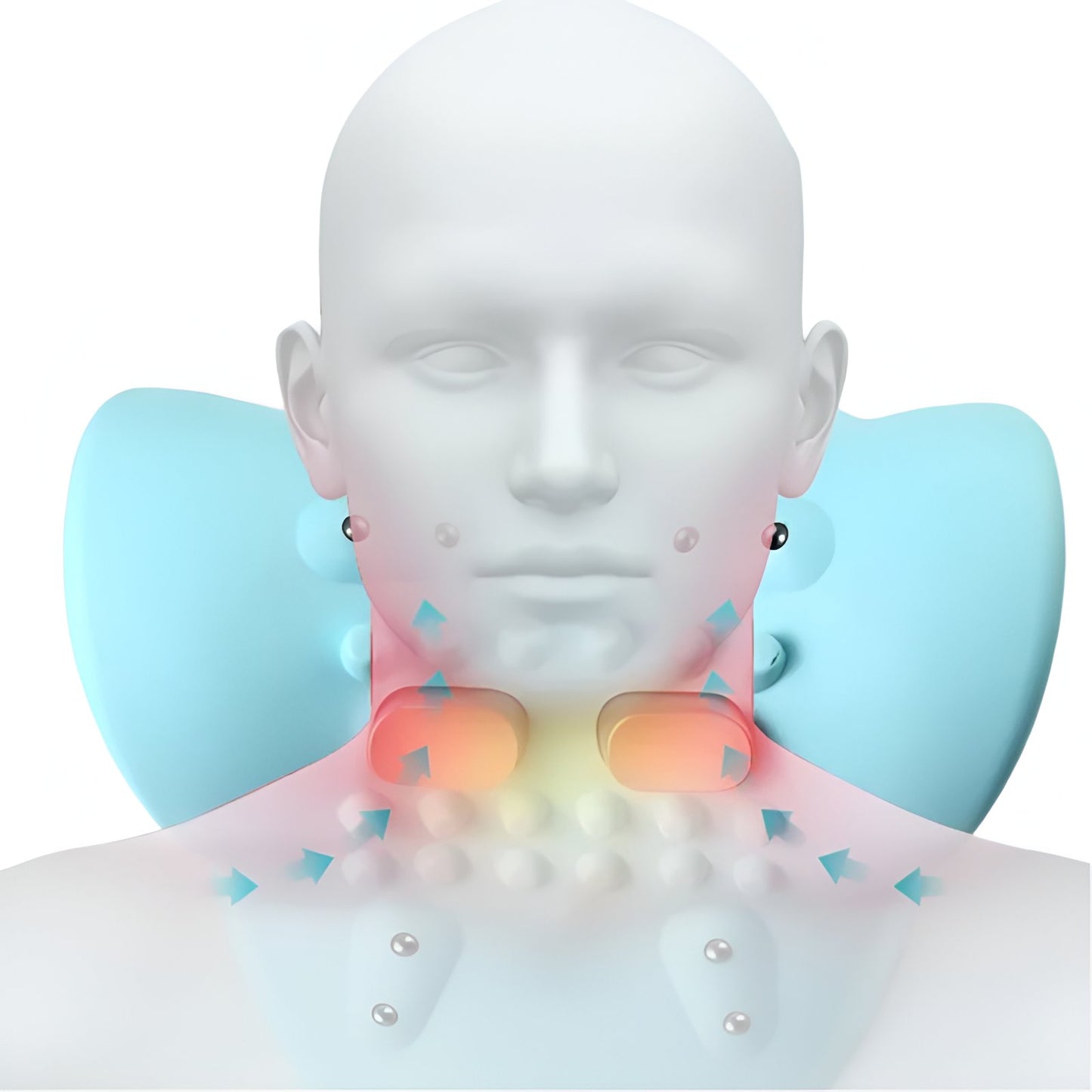 Electric stiff neck massager