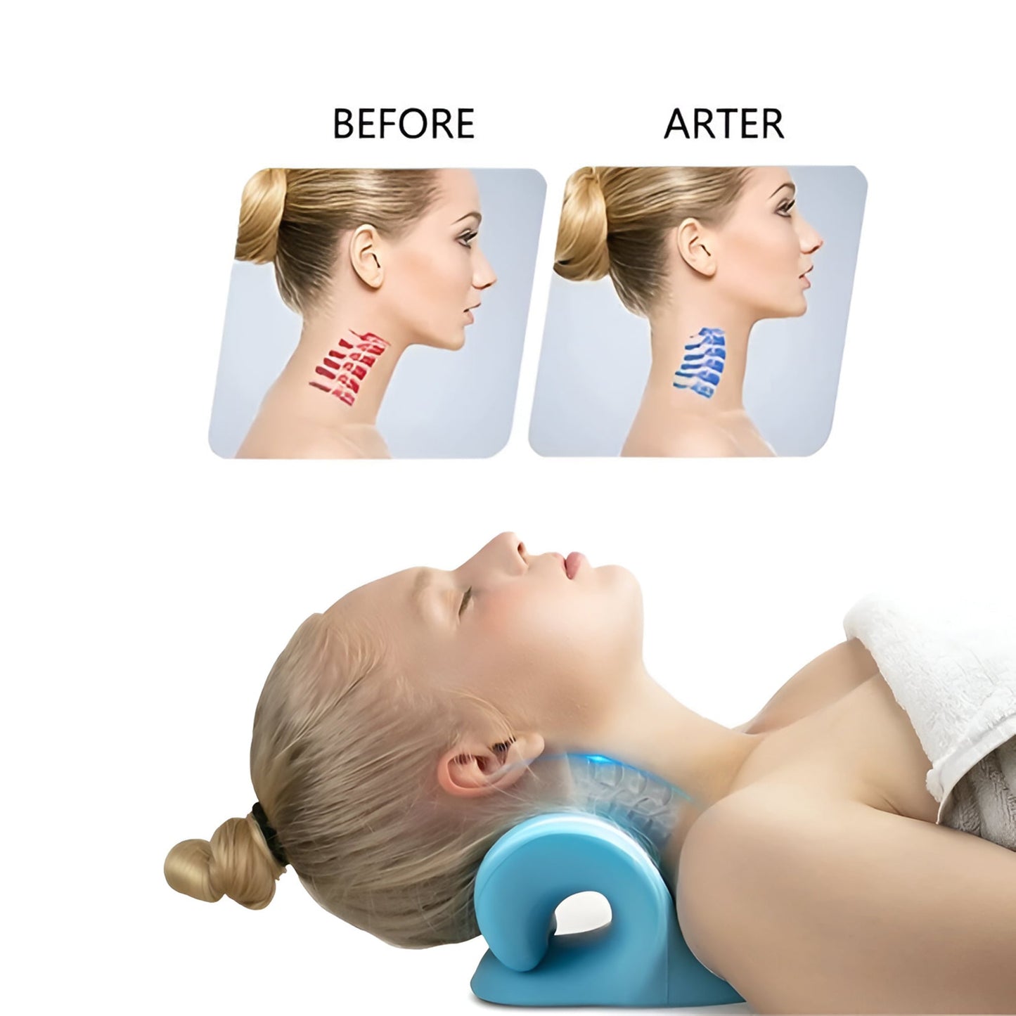 Electric stiff neck massager