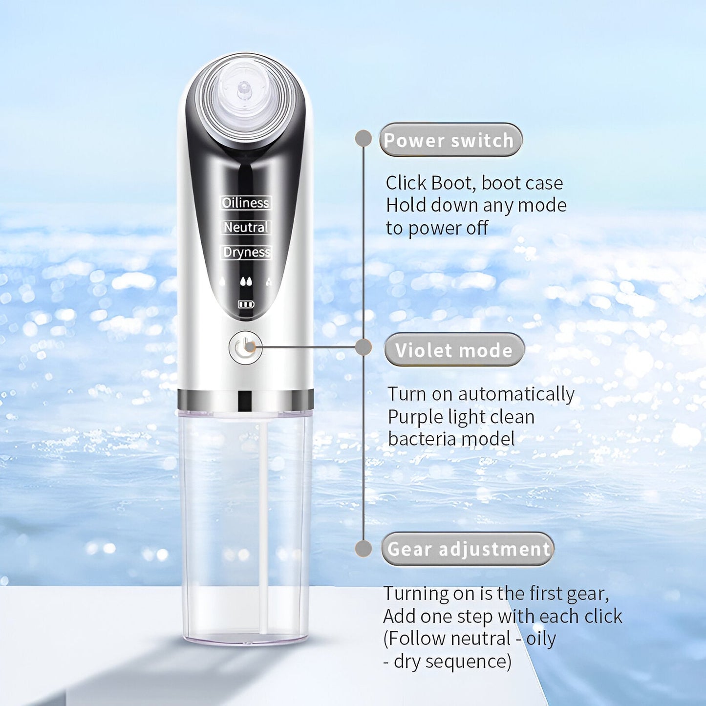 Face Blackhead Remover Cleaner Vacuum