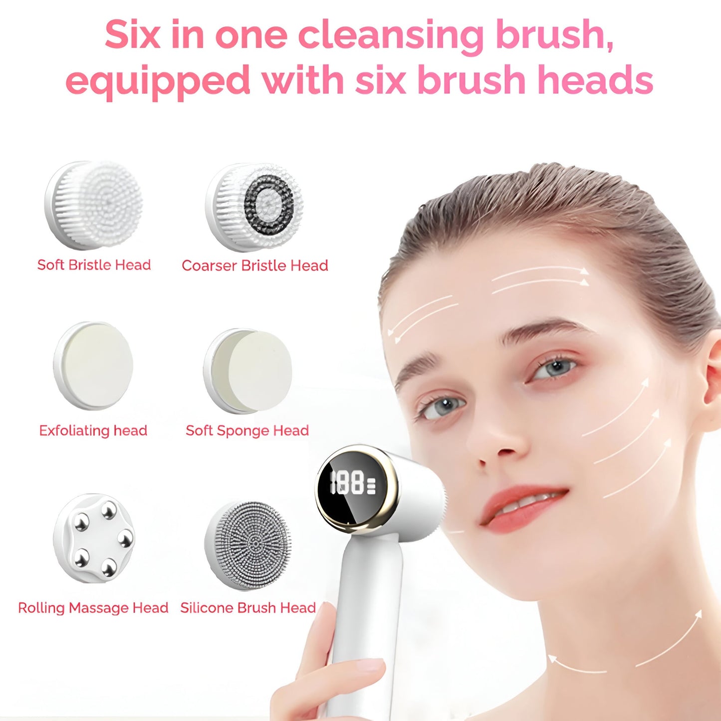 Facial Cleansing Silicone Brush