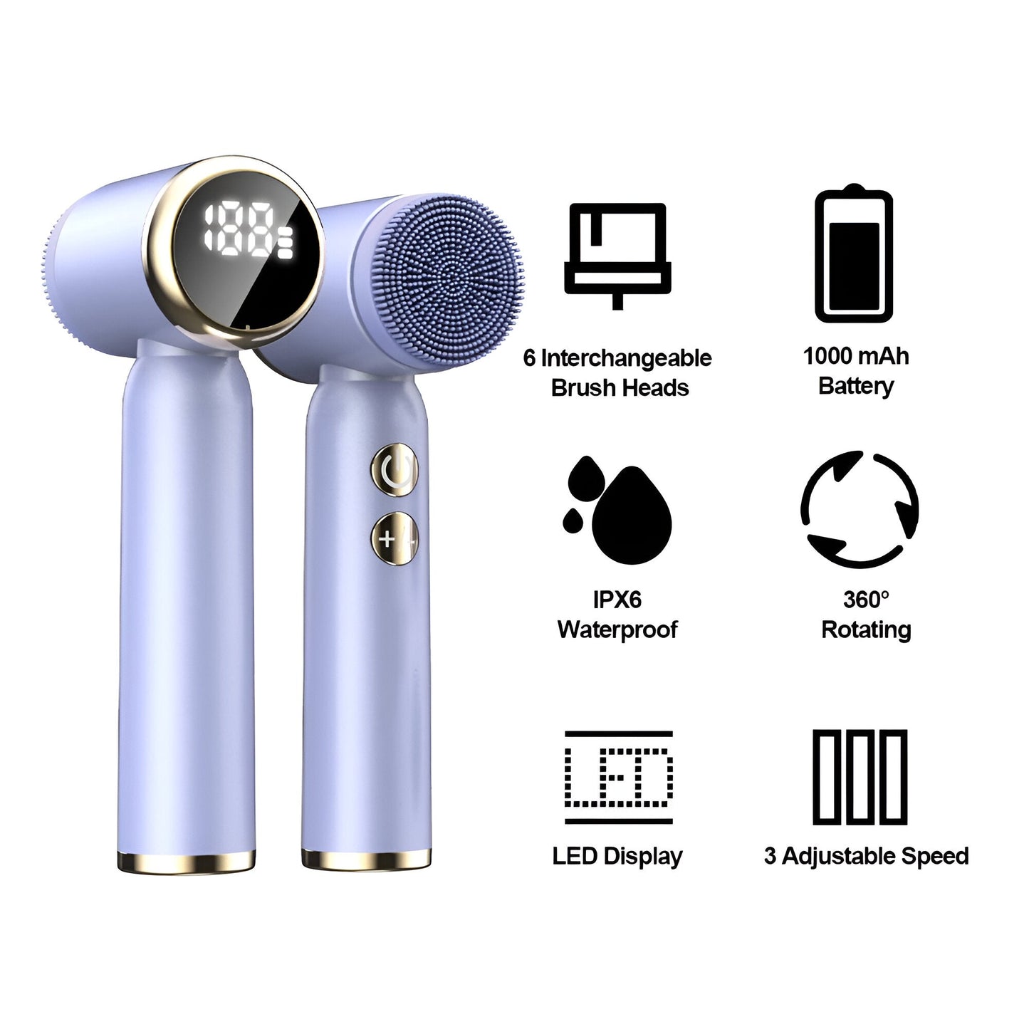 Facial Cleansing Silicone Brush