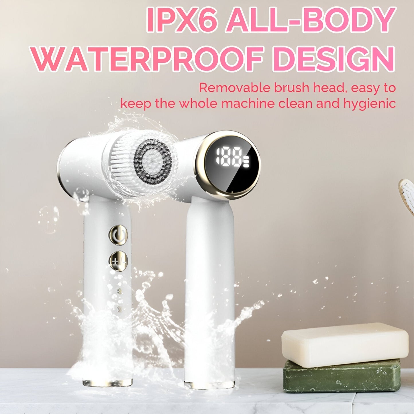 Facial Cleansing Silicone Brush