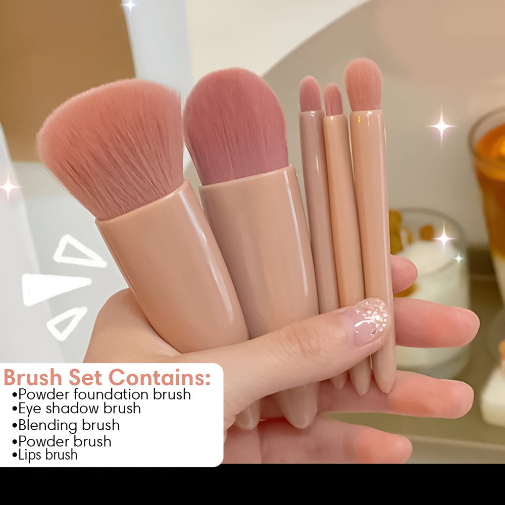 Makeup Brush Set with lightweight design and durable ABS material for flawless makeup application anytime, anywhere.