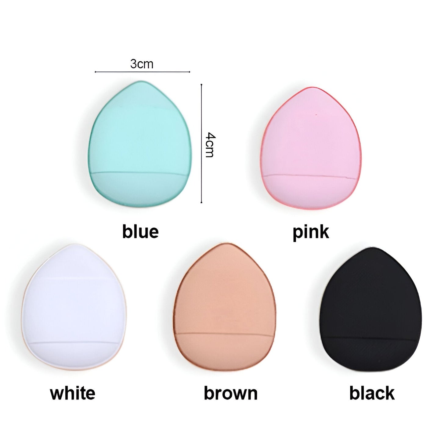 Powder Puffs mini set, perfect for delicate areas, ensuring flawless, crease-free makeup application with every use.
