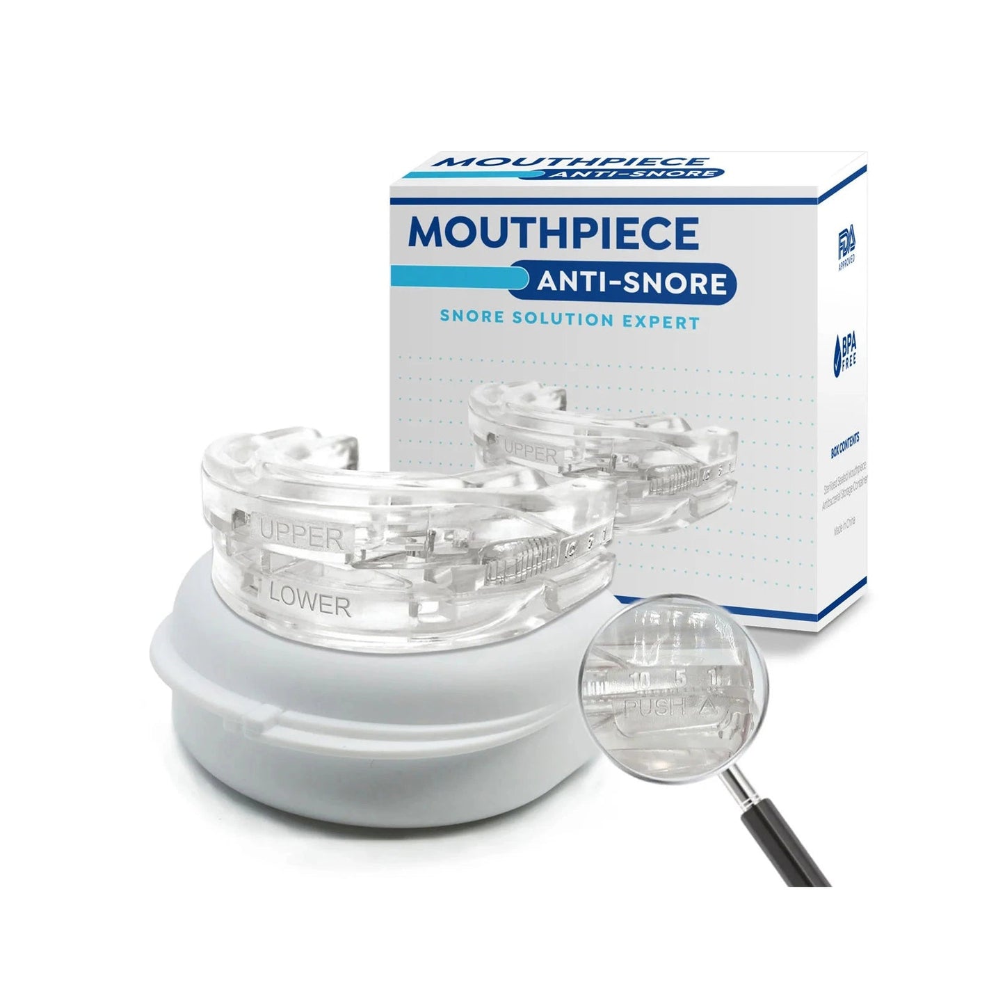 Mouthpiece Anti-Snore Device for Comfortable Sleep Support