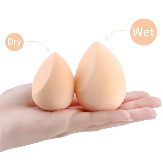 Makeup Sponge set for smooth, even foundation application, creating a flawless base every time, wet or dry.