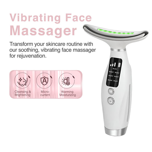 Experience rejuvenated skin with this innovative face lifting tool and LED therapy.