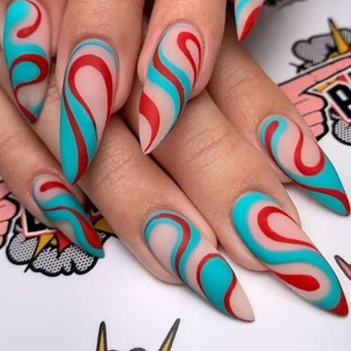 Wearable Finger Nail Stickers – Trendy Art Patches