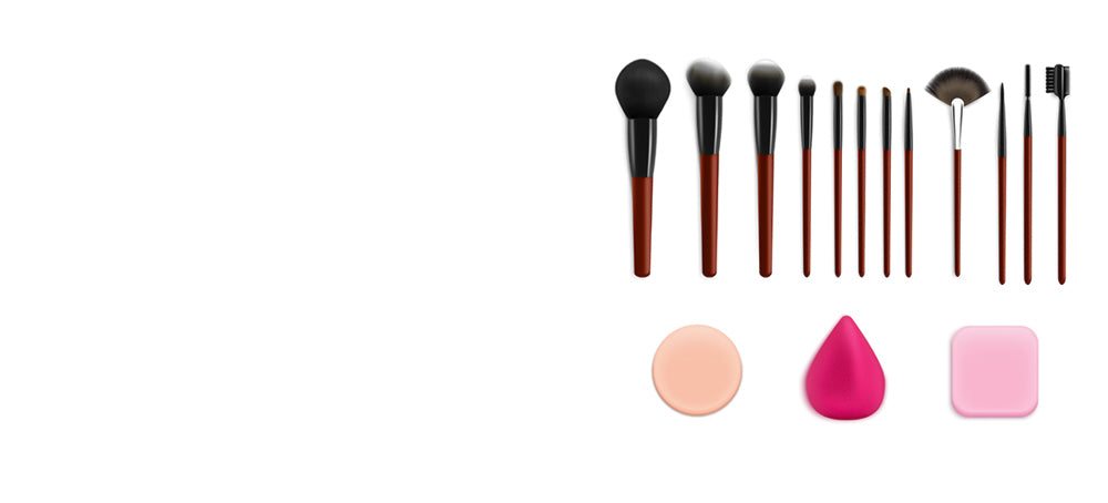 Makeup brushes set includes every essential tool for flawless foundation, eyeshadow, and contour application.