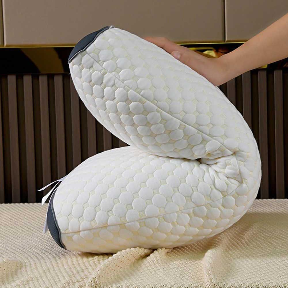 Cervical neck pillow with fast rebound technology, supporting your neck and preventing pillow-related pain