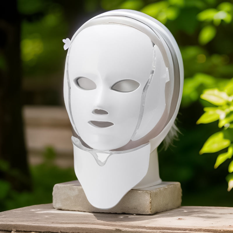 7-Color LED Facial Mask for Skin Rejuvenation - beautyessence beautyessence LED Light Therapy Mask