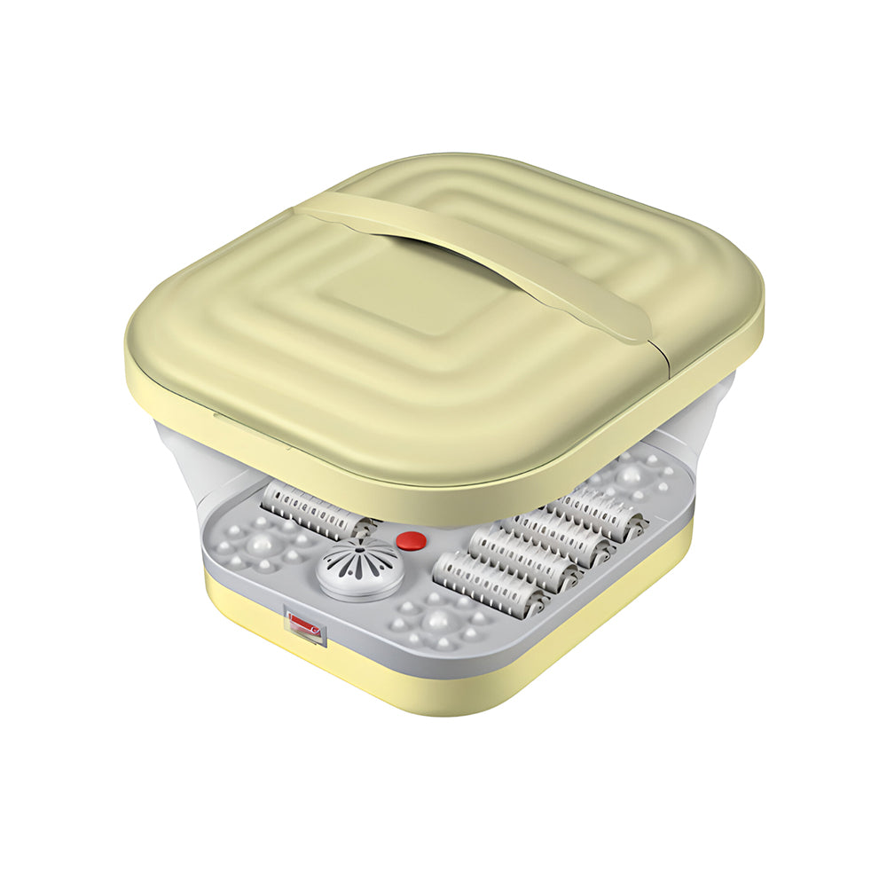 Foldable Thermostatic Bath Massager for Feet - yellow