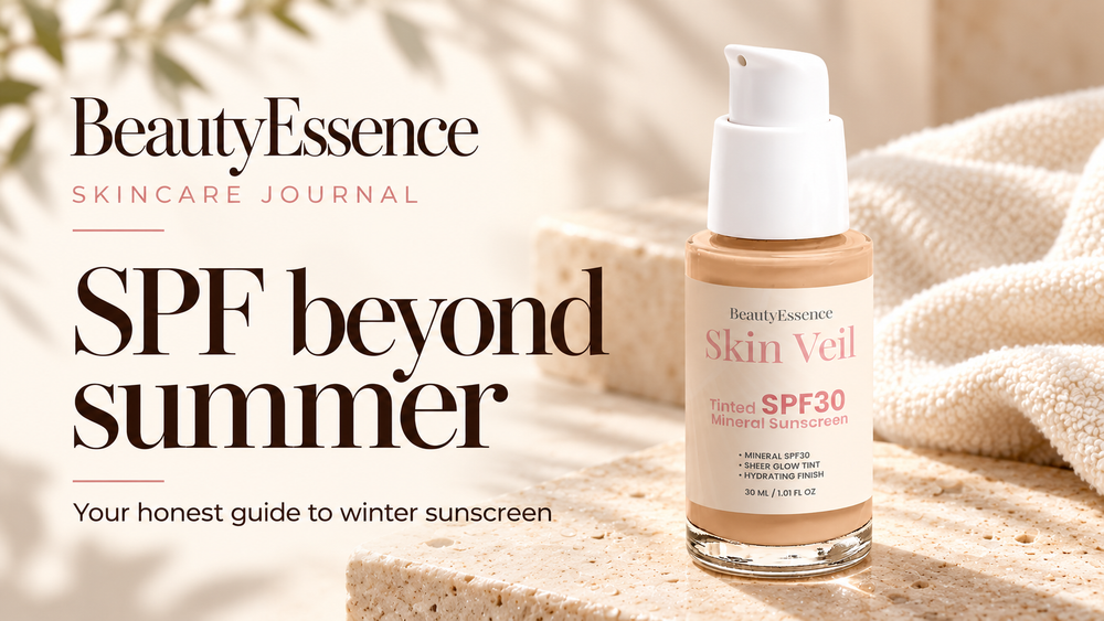 Do you need sunscreen in winter in the UK: BeautyEssence Skin Veil mineral sunscreen tint SPF30
