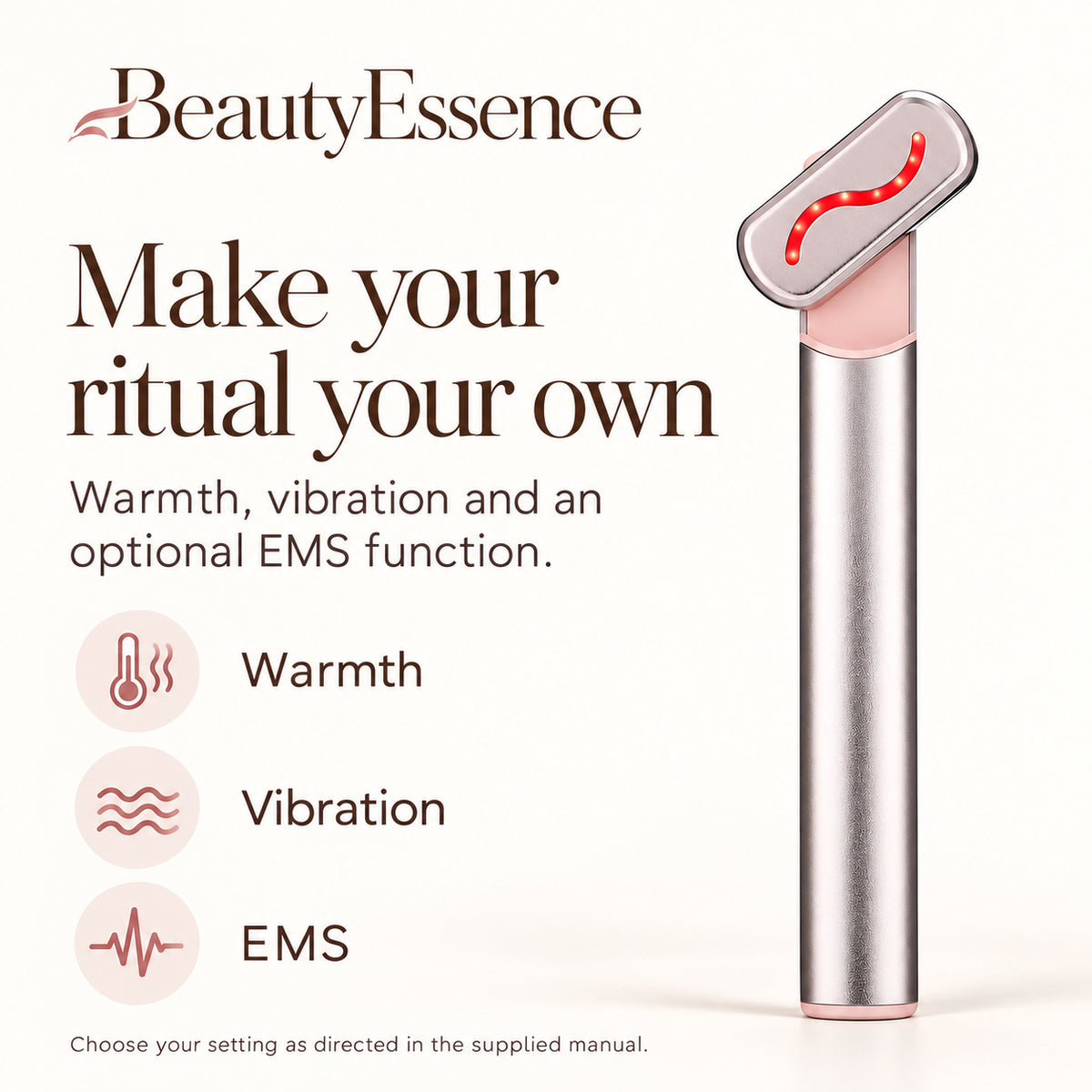 Heated Eye Massager with EMS & Vibration - LUMI VEIL
