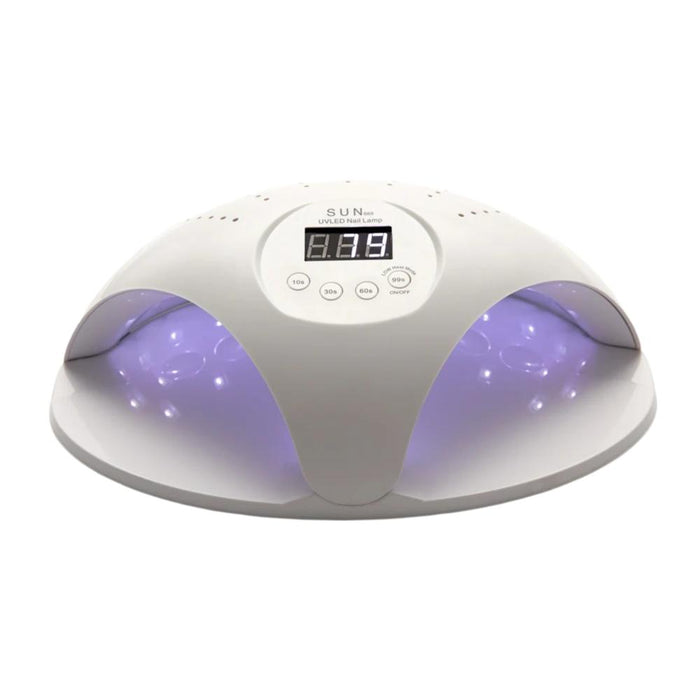 Rechargeable blue light nail care device