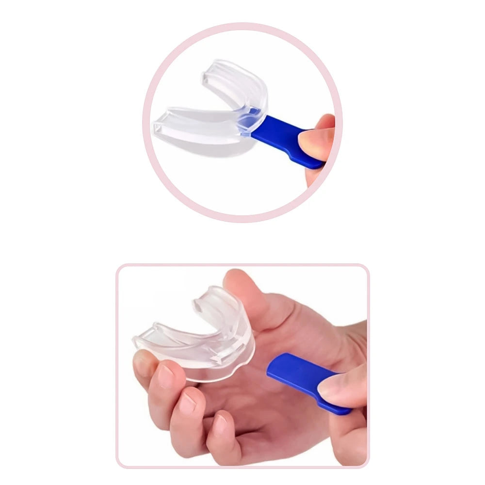 Comfortable anti snoring mouthpiece with protective case