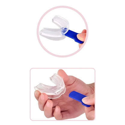 Comfortable anti snoring mouthpiece with protective case