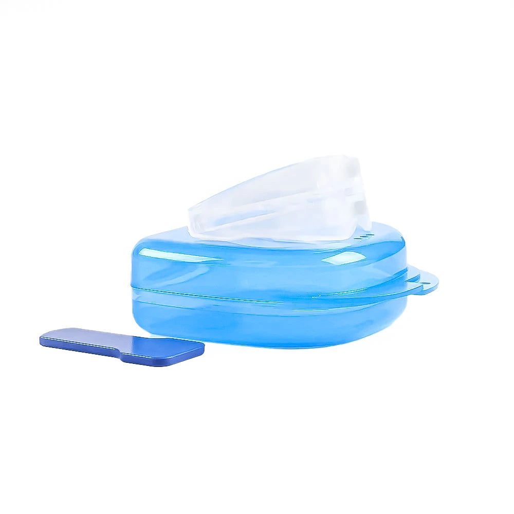 Soft silicone anti snoring mouthpiece for restful sleep