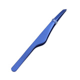 Slanted Eyebrow Tweezers in Stainless Steel – 7 Colours