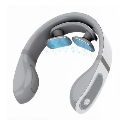 Neck massager using deep 4D Pulse Therapy for effective muscle tension relief and daily relaxation.

