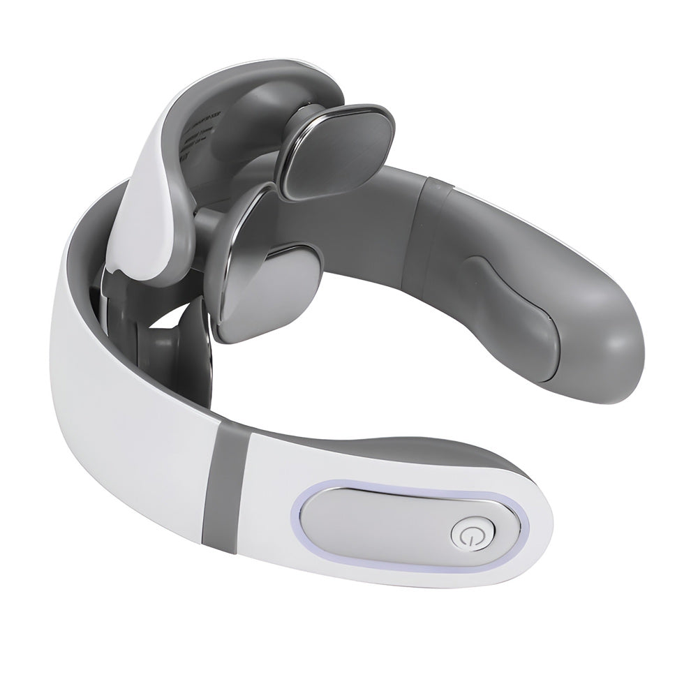 Neck massager featuring ergonomic 360° design and heat therapy for soothing, everyday neck comfort.

