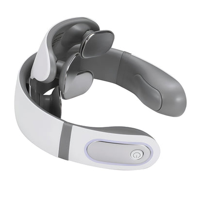 Neck massager featuring ergonomic 360° design and heat therapy for soothing, everyday neck comfort.

