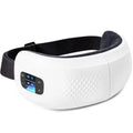 Heated eye massager in white – front view
