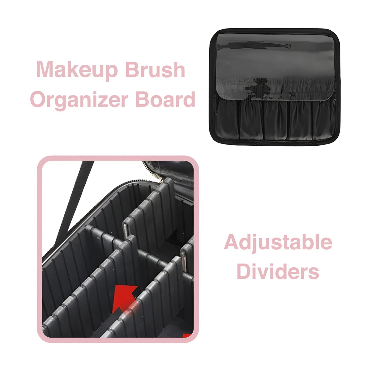Lighted Travel Makeup organizer