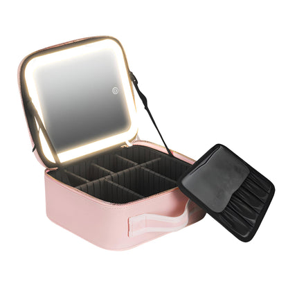 Lighted Travel Makeup led light mirror