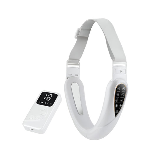 Jawline lifting device UK with sleek white design for effective double chin removal.