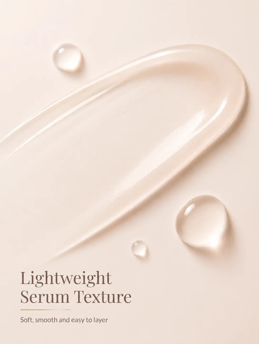 Lightweight serum texture for a smooth retinol alternative skincare routine