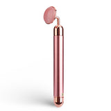 Vibrating Rose Quartz Face Roller for Face and Neck