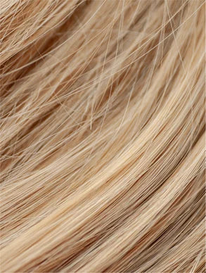 Close-up of blonde hair strands