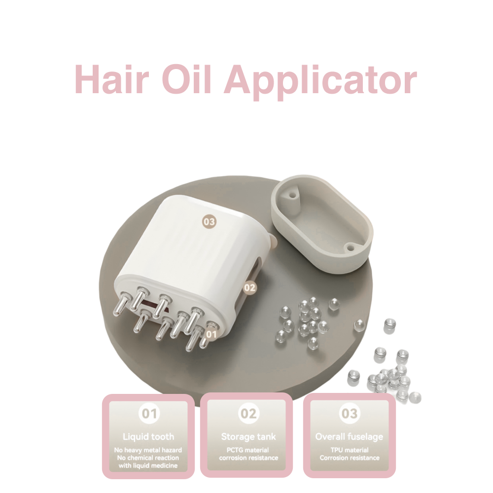 Ensures targeted oil distribution directly to your scalp.